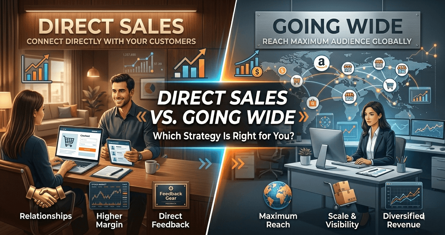 Direct Sales vs. Going Wide: Which Strategy Is Right for You?