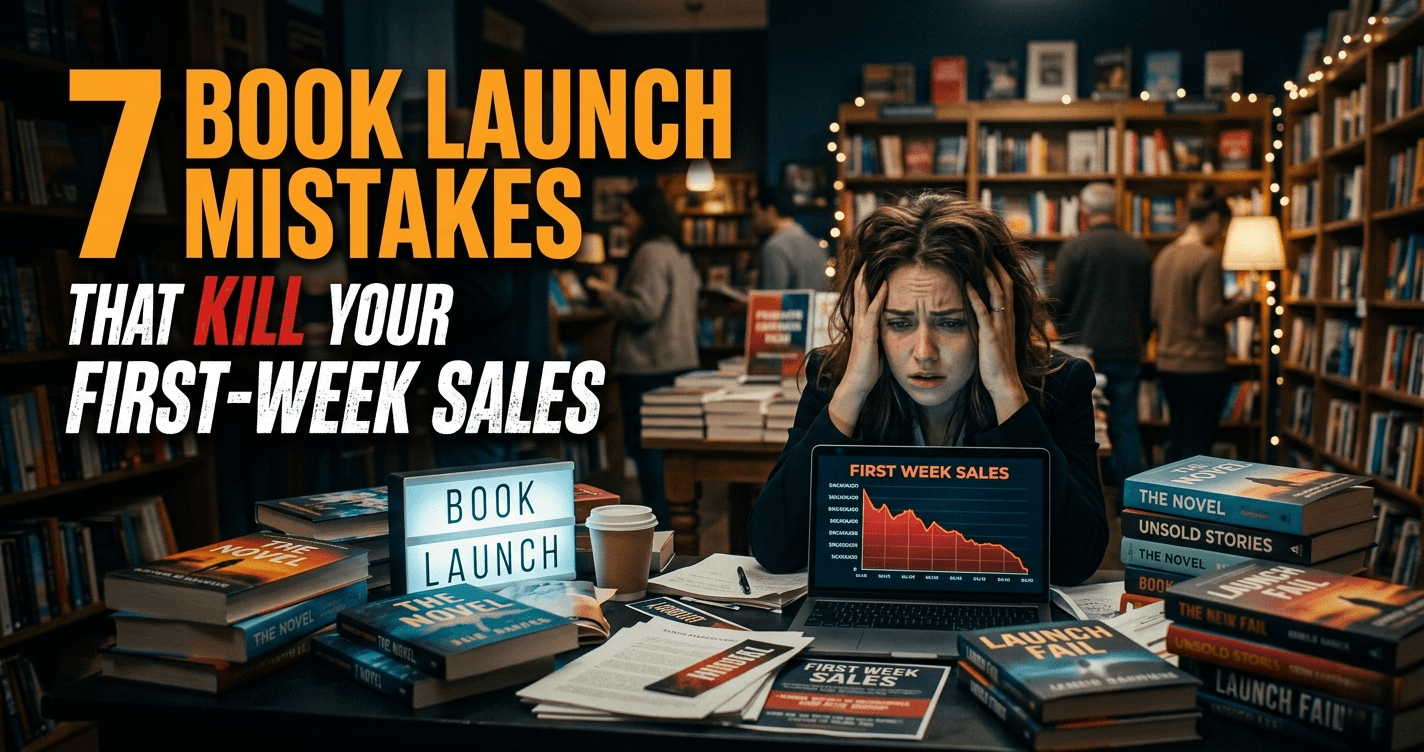 7 Book Launch Mistakes That Kill Your First-Week Sales