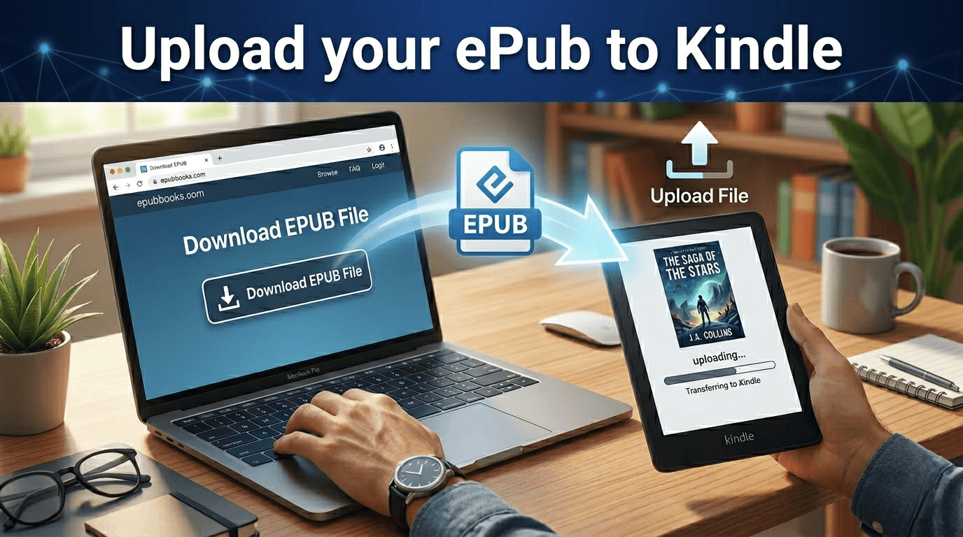 How to Download an EPUB File and Upload It to Your Kindle