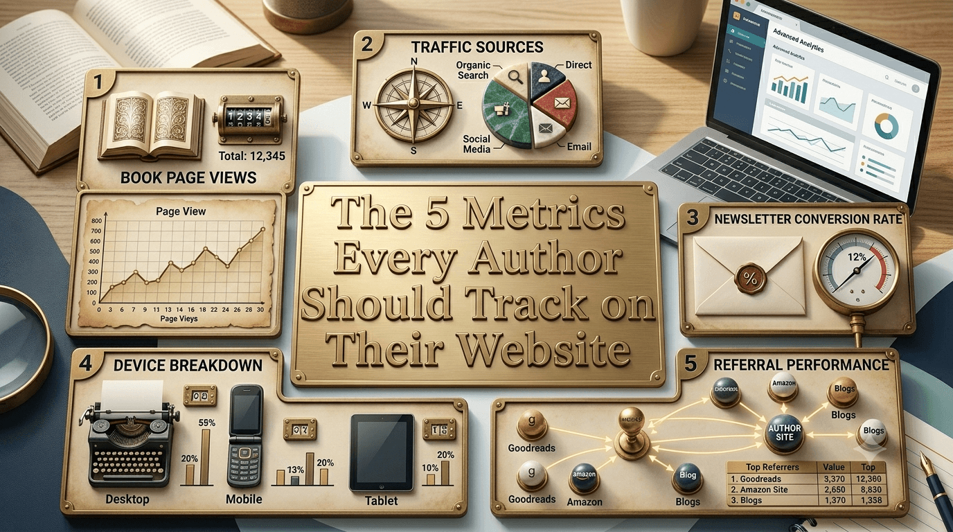 The 5 Metrics Every Author Should Track on Their Website