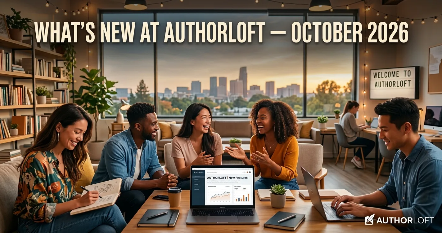 What's New at AuthorLoft — October 2026